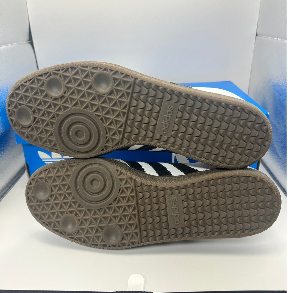Adidas Samba OG Cloud White Core Black Gum B75806 Mens 8 Womens 9 - Picture 8 of 10